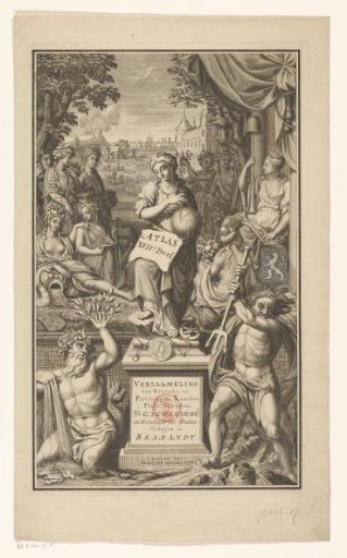Title Print for Portfolio 17 of the Atlas Ottens (Brabant)