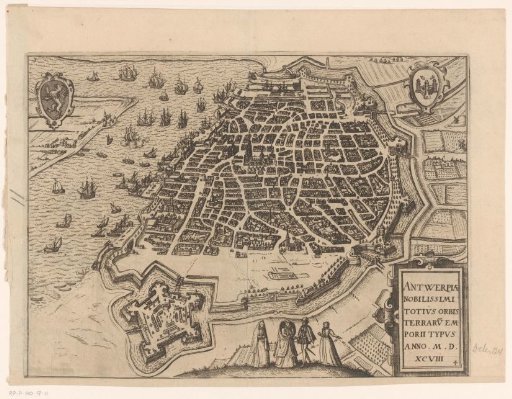 Map of Antwerp