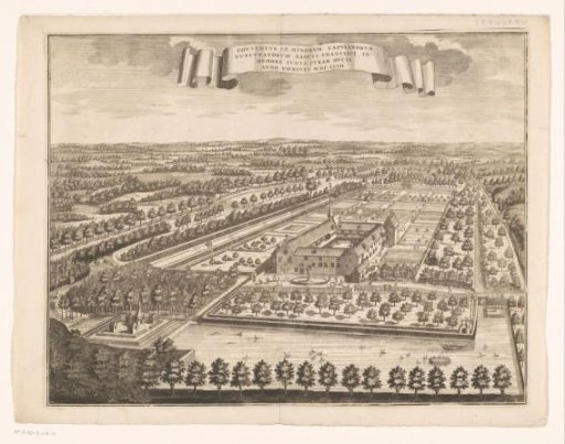 View of the Capuchin monastery in Tervuren