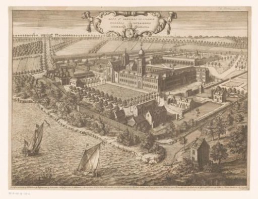 View of the Abbey of St. Bernard in Hemiksem