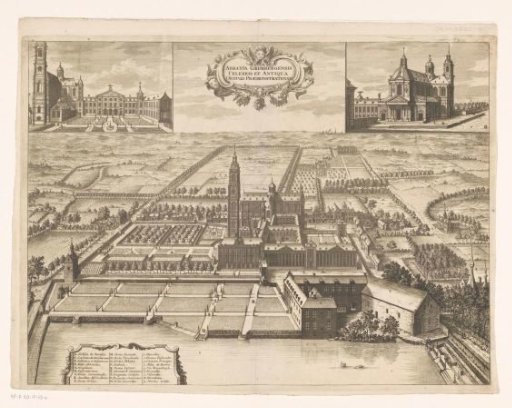 View of the Abbey of Grimbergen