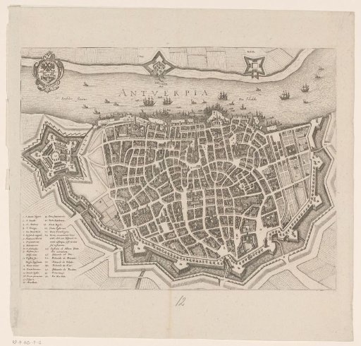 Map of Antwerp