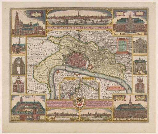 Map of the City of Antwerp and its Surroundings