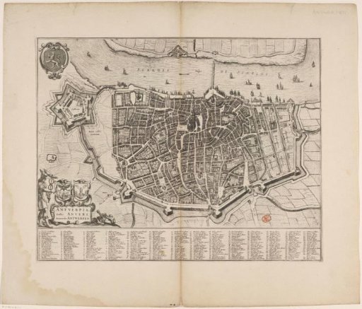 Map of Antwerp
