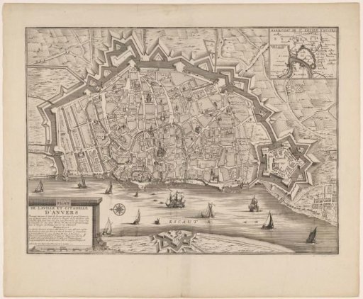 Plan of Antwerp