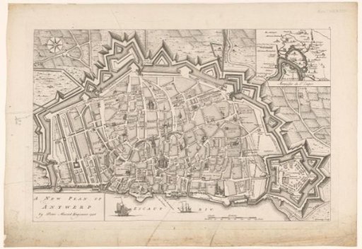 Map of Antwerp