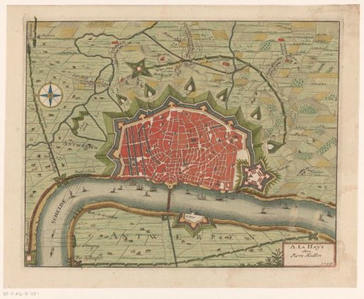 Map of Antwerp