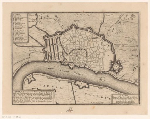 Map of Antwerp