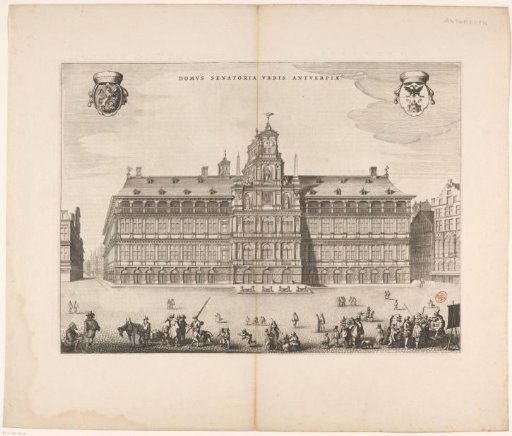 View of the Town Hall of Antwerp