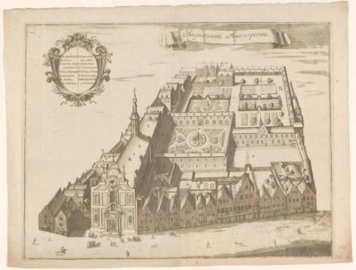 View of the Augustinian Convent in Antwerp