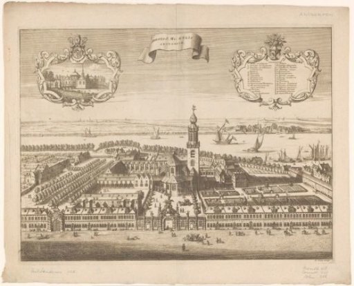 View of the Abbey of St. Michael in Antwerp
