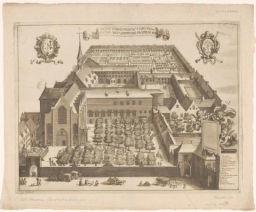 View of the Franciscan Convent in Antwerp