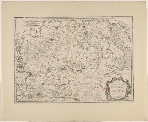 Map of the Northern Part of the Duchy of Brabant