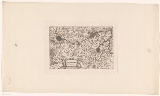 Map of the lordship of Mechelen