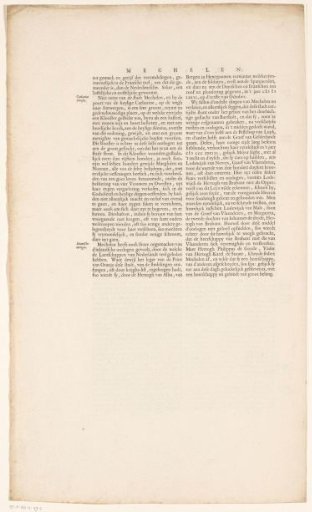 Part of the description of Mechelen