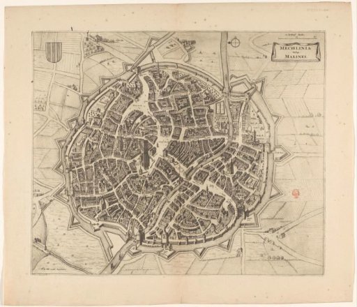 Map of Mechelen