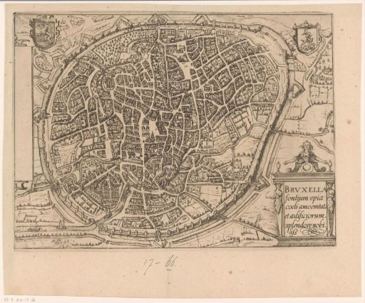 Map of Brussels