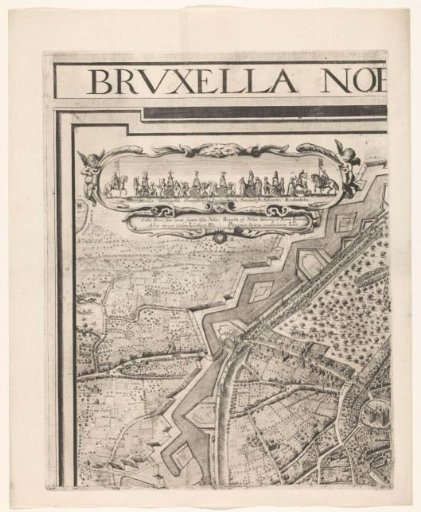 Map of Brussels (top left part)