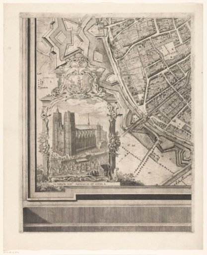 Map of Brussels (bottom left part)