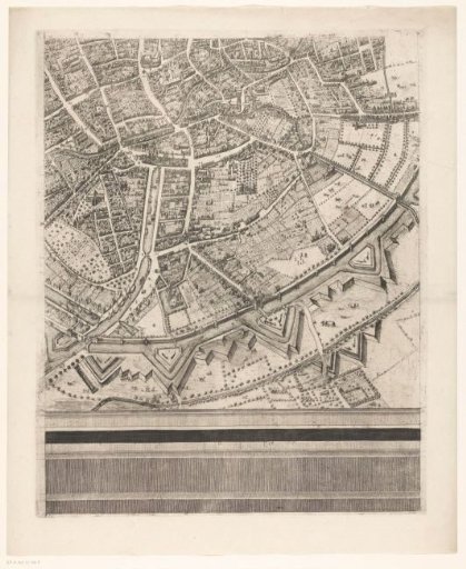 Map of Brussels (bottom middle part)