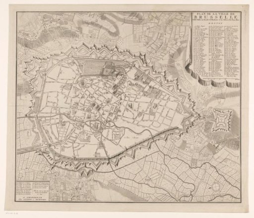 Map of Brussels