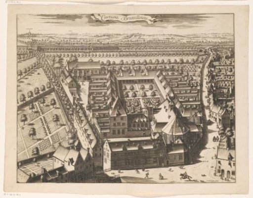 View of the Charterhouse of Scheut, near Brussels