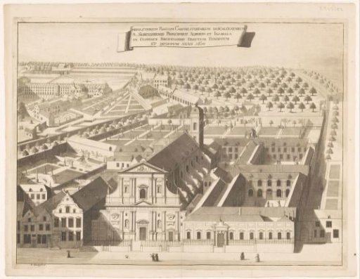 View of the Convent of the Discalced Carmelites, Brussels