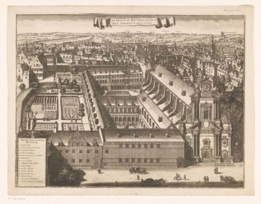View of the Augustinian Church, Brussels