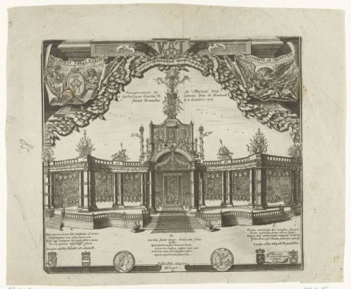 Inauguration of Emperor Charles VI as Duke of Brabant in Brussels, 1717