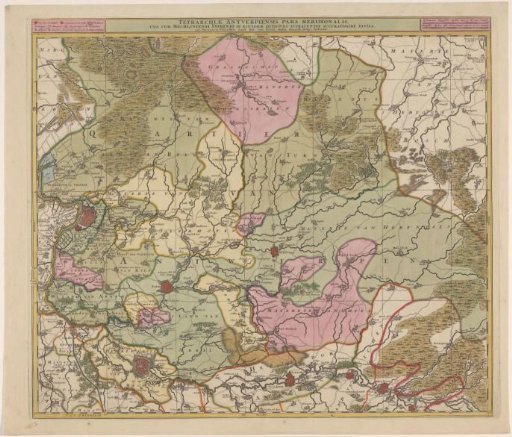 Map of the Antwerp quarter, part of the Duchy of Brabant