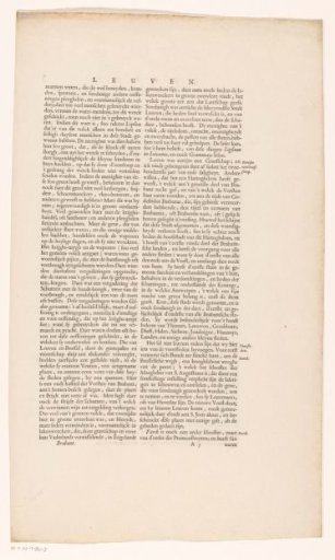 Part of the description of Leuven