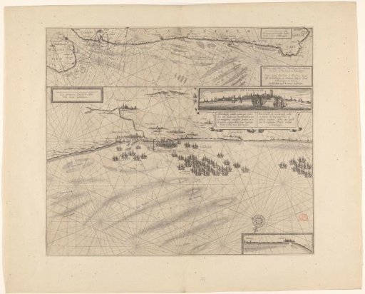 Sea chart of the coast of Flanders, from Walcheren to Calais