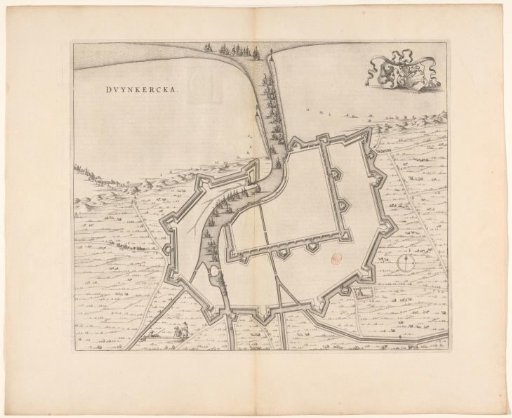 Fortress plan of Dunkirk