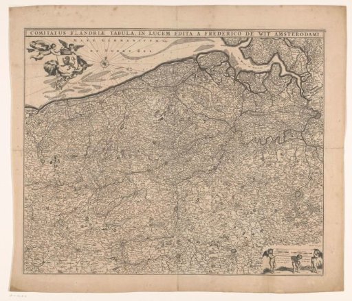 Map of the County of Flanders