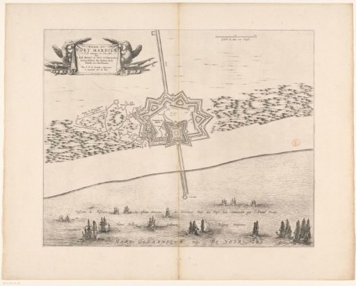 Map of Fort Mardijk, 1646