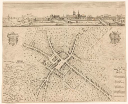 Map and view of Belle