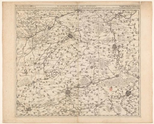 Map of French Flanders