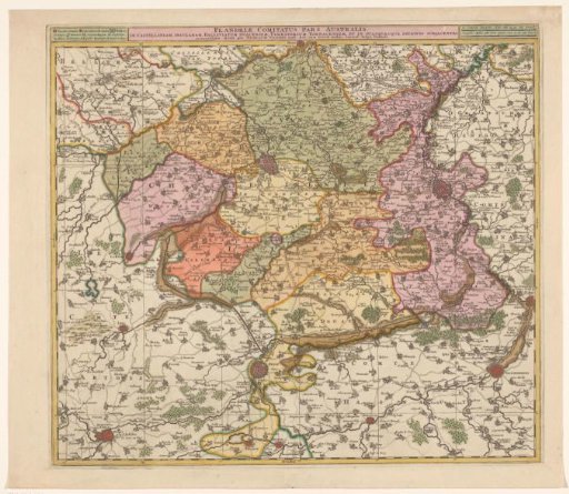 Map of French Flanders