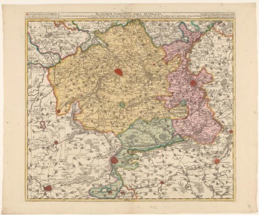Map of French Flanders