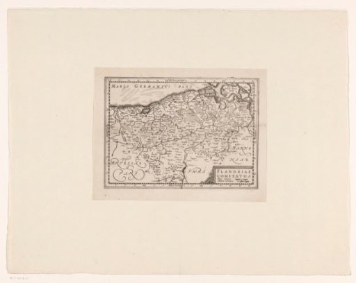 Map of the County of Flanders