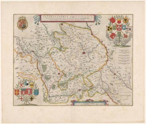 Map of French Flanders