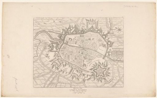 Map of Tournai