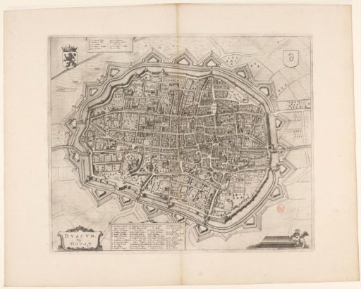 Map of Douai