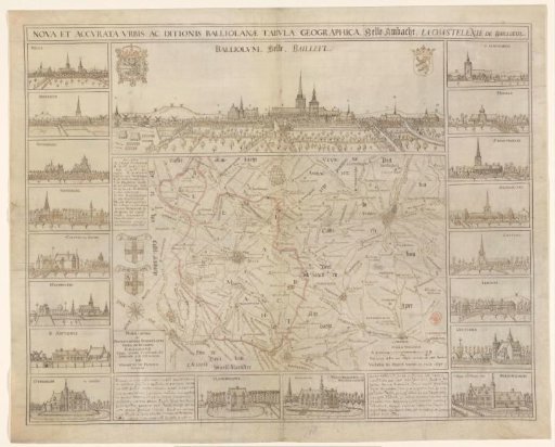 Map of Belle-Ambacht and a view of Belle