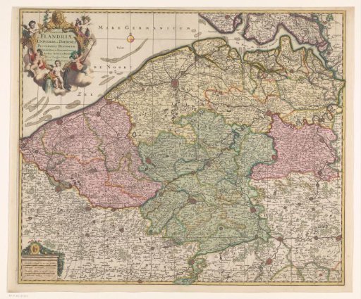Map of the County of Flanders