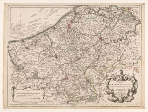Map of the County of Flanders