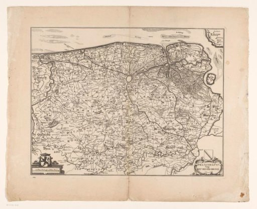 Map of the Brugse Vrije