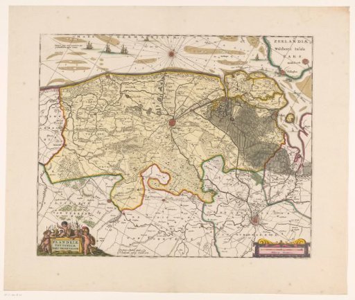 Map of the Brugse Vrije