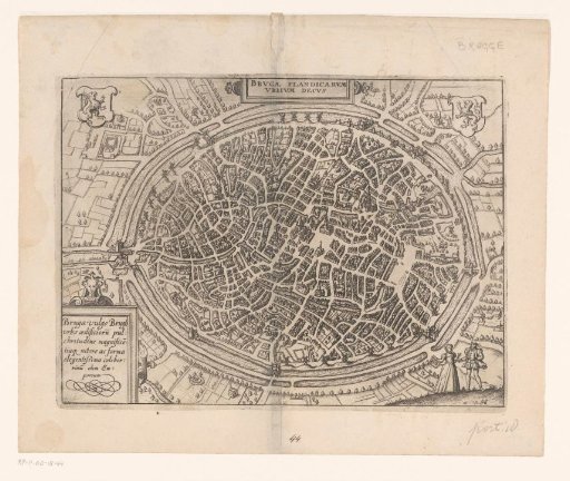 Map of Bruges