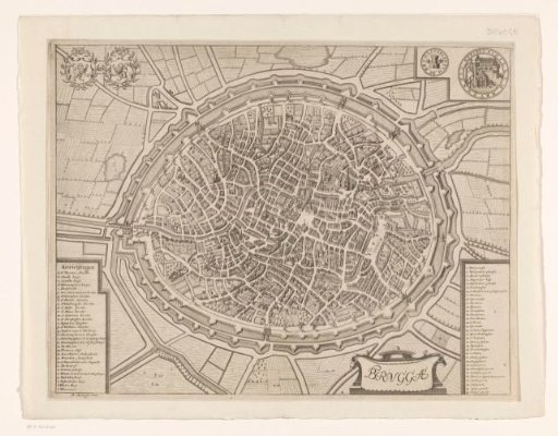 Map of Bruges